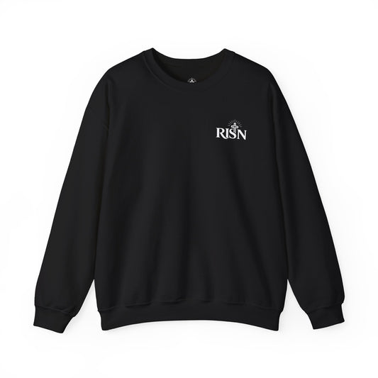 RISN Essentials Fearless Faith Heavy Blend Crewneck Sweatshirt