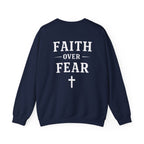 RISN Essentials Fearless Faith Heavy Blend Crewneck Sweatshirt