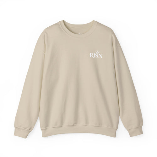 RISN Essentials Fearless Faith Heavy Blend Crewneck Sweatshirt