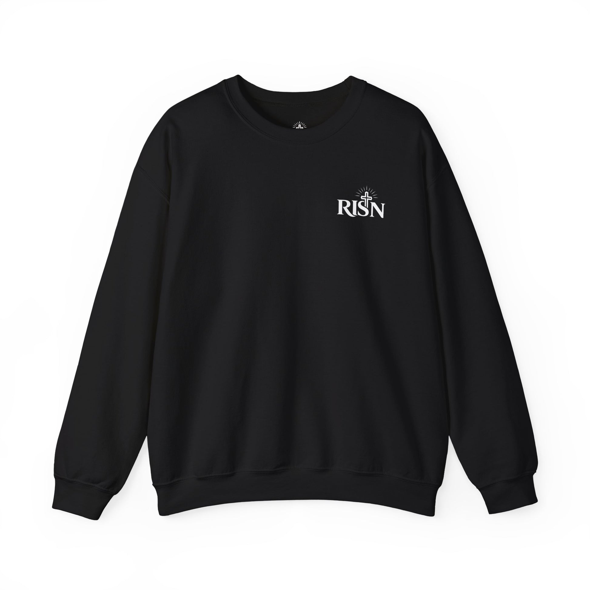 RISN Essentials Fearless Faith Heavy Blend Crewneck Sweatshirt