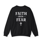 RISN Essentials Fearless Faith Heavy Blend Crewneck Sweatshirt