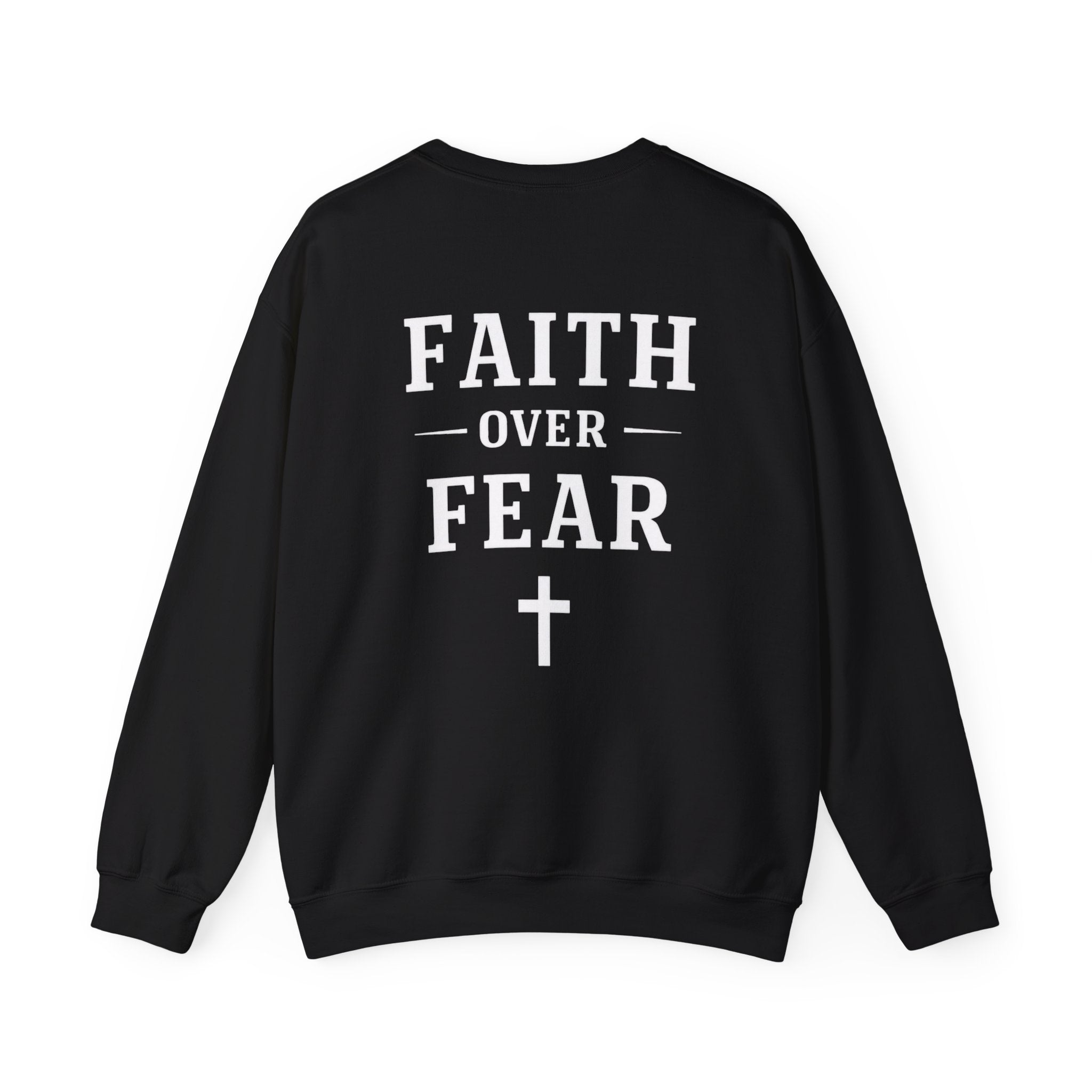 RISN Essentials Fearless Faith Heavy Blend Crewneck Sweatshirt
