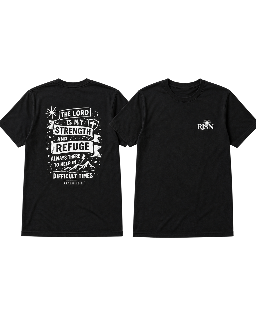 RISN Essentials Fearless Faith Toddler Tee